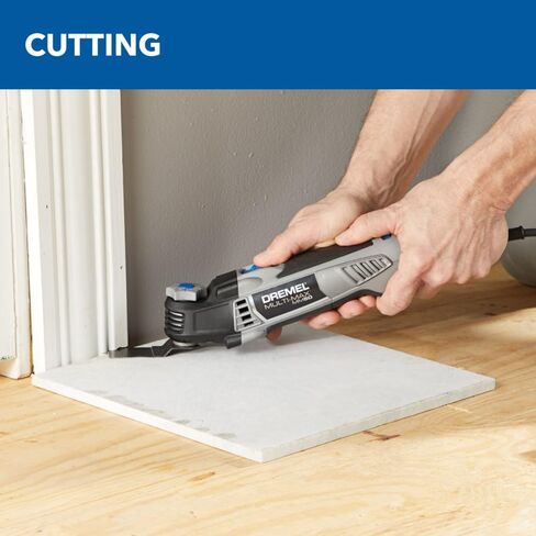 Dremel Multi-Max MM50 5 Amp Oscillating Multi Tool Kit with Variable Speed, Corded Power, 16 Multitool Accessories and Storage Bag- Ideal for Metal & Wood Cutting, Sanding, and Box Cutouts in Kuwait