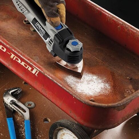 Dremel Multi-Max MM50 5 Amp Oscillating Multi Tool Kit with Variable Speed, Corded Power, 16 Multitool Accessories and Storage Bag- Ideal for Metal & Wood Cutting, Sanding, and Box Cutouts in Kuwait