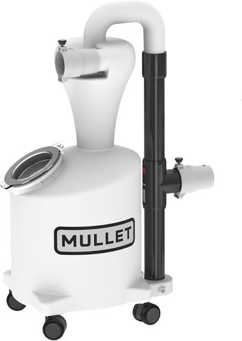 Mullet Cyclone Dust Collector, High-Speed Separator for Shop Vac | Reduce Clogged Filters, Cut-to-Fit PVC Fits Any Shop Vac, Separates Fine Dust & Heavy Debris in Kuwait