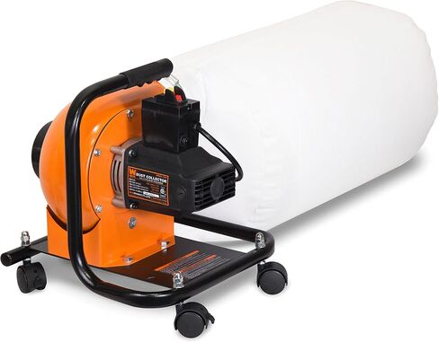 WEN Woodworking Dust Collector, 5.7-Amp Motor with 12-Gallon Bag, Mobile Base, and Optional Wall Mount (DC3401) in Kuwait