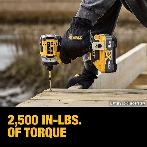 DEWALT 20V MAX XR 1/4 Inch Cordless Impact Driver, Bare Tool Only (DCF860B) in Kuwait