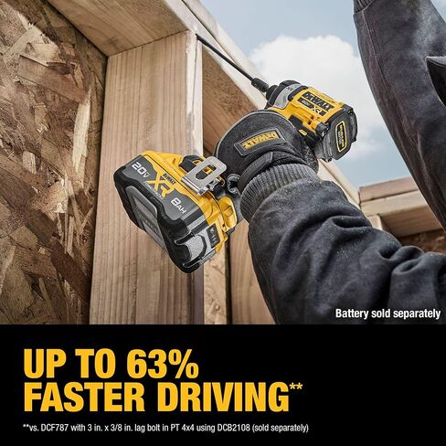 DEWALT 20V MAX XR 1/4 Inch Cordless Impact Driver, Bare Tool Only (DCF860B) in Kuwait