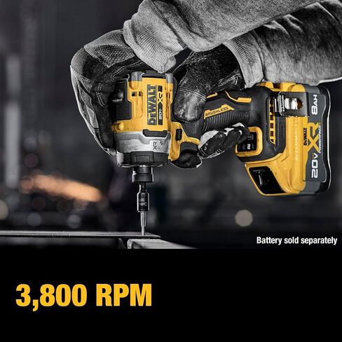 DEWALT 20V MAX XR 1/4 Inch Cordless Impact Driver, Bare Tool Only (DCF860B) in Kuwait