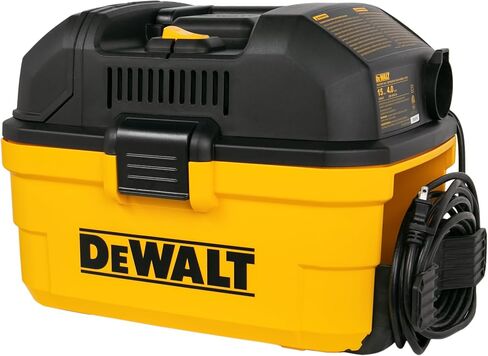 DEWALT DXV04T 4 Gallon 5 Peak HP Portable Corded Wet/Dry Shop Vacuum in Kuwait