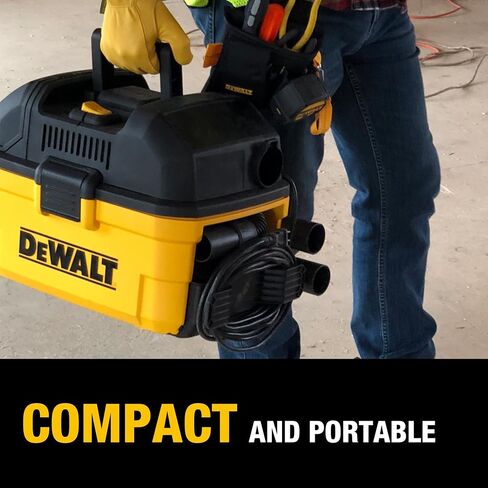 DEWALT DXV04T 4 Gallon 5 Peak HP Portable Corded Wet/Dry Shop Vacuum in Kuwait