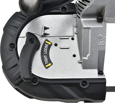 PowerSmart Portable Band Saw with Removable Alloy Steel Base, 10Amp 1100W Motor 5-Inch Deep Cut Bandsaw for Metal in Kuwait
