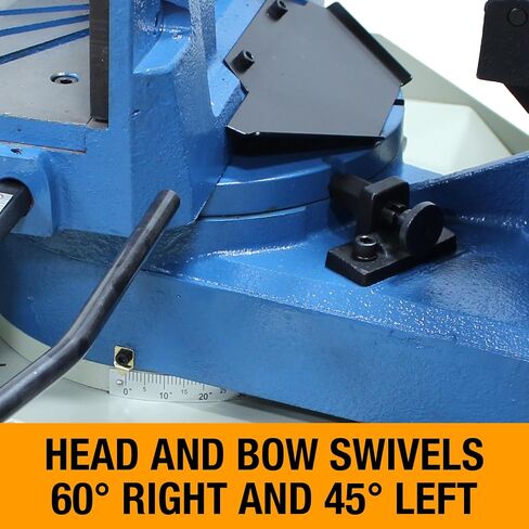Baileigh 10-1/2" Variable-Speed Dual-Mitering Bandsaw, 2 HP, 220V 1Ph (Model BS-350M) in Kuwait
