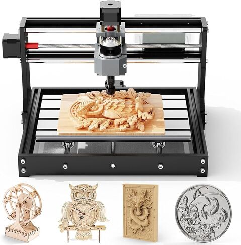 TTC3018 CNC Router Machine 3-Axis Engraving Machine | Metal Engraver GRBL Control with Built-in WiFi, 775 Spindle Motor, Engraver Desktop CNC for Wood, Acrylic, Plastic, Aluminum in Kuwait