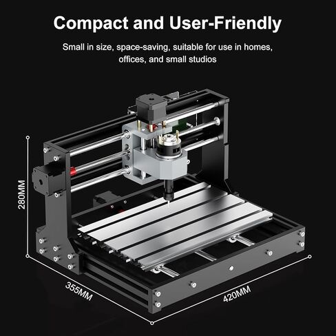 TTC3018 CNC Router Machine 3-Axis Engraving Machine | Metal Engraver GRBL Control with Built-in WiFi, 775 Spindle Motor, Engraver Desktop CNC for Wood, Acrylic, Plastic, Aluminum in Kuwait
