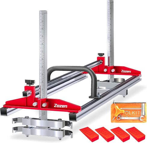 Zozen Chainsaw Mill, Fits 14"-36" Planking Milling Bar, Portable Sawmill | Can be Assembled into 3 Sizes for Independent Use, Flexible Cutting Guide System for Builders and Woodworkers in Saudi Arabia