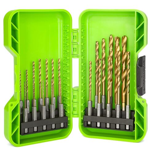 GREENWORKS 24V (5-TOOL) Combo (Drill + Impact Driver + Circular Saw + Multi-Tool + Flashlight), 4.0Ah + 2.0Ah (24,000mAh Power Bank) Batteries, (2) Cables, 65W Rapid Charger in Kuwait