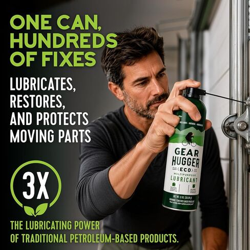 Gear Hugger Multipurpose Lubricant Spray, Plant-Based (11oz, Pack of 2) in Kuwait