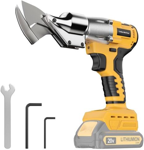 Cordless Sheet Cutter Compatible with DEWALT 20V Max Battery, Electric Metal Shears with 360° Pivoting Head, Max Torque 221 Ft-Lbs, Brushless Scissors for Stainless Steel, Metal, Iron (Tool Only) in Kuwait