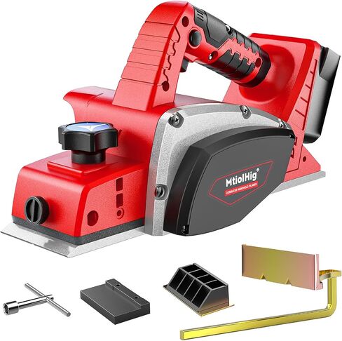 MtiolHig 30000 CPM Cordless Handheld Planer Compatible with DeWalt 20V Battery (Tool Only) 3-1/4 Inch Electric Planer - Power Hand Wood Planer for Woodworking, Carpentry, and Home DIY in Kuwait