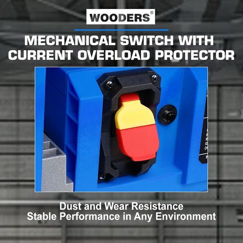 13-Inch Benchtop Thickness Planer, 15A Wood Planer with 4 HSS Blades, 2000W All Copper Motor, Overload Protection for Woodworking in Kuwait