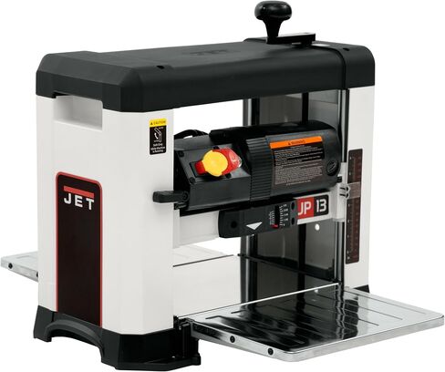 JET 13-Inch Benchtop Thickness Planer for Woodworking, Helical Style Cutterhead with 2-Speed (18 FPM / 26 FPM) Feed Rate, 2 HP, 120V 1Ph (JWP-13BT) in Kuwait