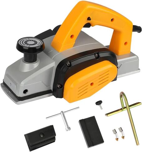 Hoteche 3-1/4-Inch 4.7-Amp Electric Hand Planer for woodworking – High-Speed Corded Wood Planer with TCT Blade, Copper Motor, and Complete Accessory Kit in Kuwait