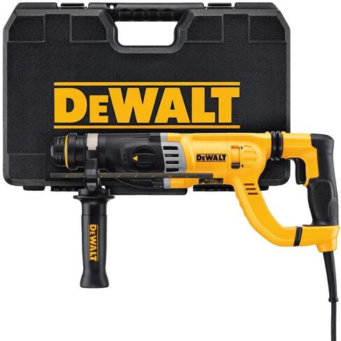 DEWALT SDS Rotary Hammer Drill, Vibration Control Shocks, 115 Volts, Corded (D25263K) in Saudi Arabia