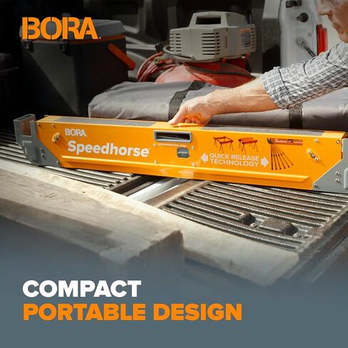 BORA Speedhorse XT Saw Horses 2 Pack Adjustable Folding Heavy Duty Sawhorse in Kuwait
