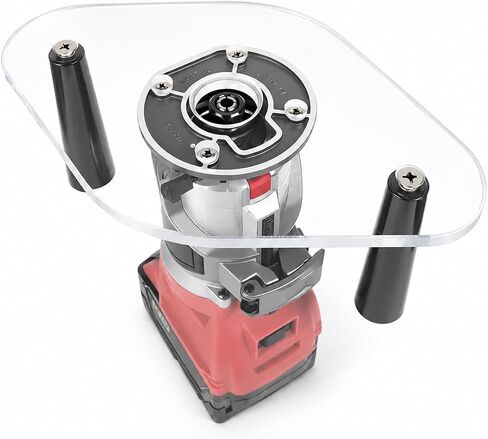 6" x 10" Dual Grip Router Base Plate for 2723-20, Compatible with M18 FUEL Compact Router, Clear Acrylic, Enhanced Control & Stability in Kuwait