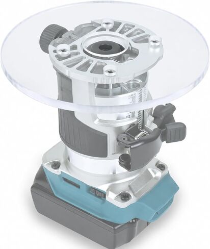 6" Router Base Plate for RT0701C-Style Compact Routers – 3/8" Clear Acrylic Replacement Sub Base for Trim Routers, Woodworking Router Plate in Kuwait