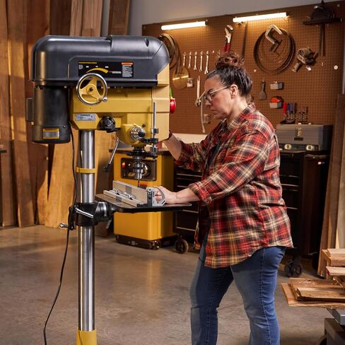 Powermatic 18-Inch Floor Drill Press, Variable Speed, 1 HP, 115/230V 1Ph (Model PM2800B) in Kuwait