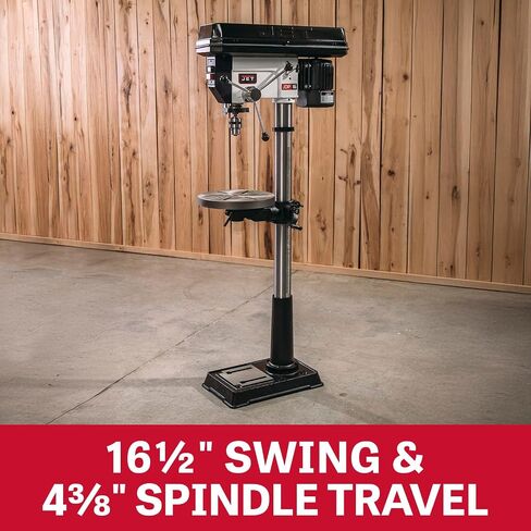 JET 17-Inch Floor Drill Press, 16 Speed, 3/4 HP, 115/230V 1Ph (Model JDP-17MF) in Kuwait