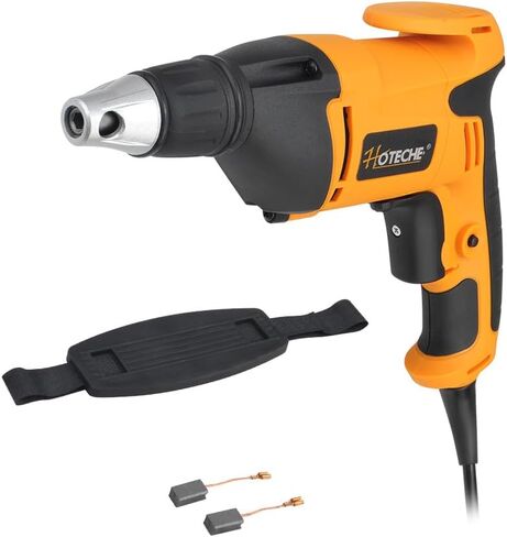 Hoteche 4.5-Amp Drywall Screw Gun, Electric Screwdriver with Variable Speed 0-4500 RPM, 1/4" Chuck, Forward & Reverse Switch in Kuwait