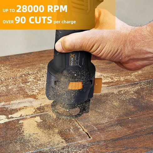 MAXXT 20V Brushless Drywall Screw Gun (Tool Only) – 2-in-1 Screwdriver & Router, 0-5 000 RPM, One-Hand 25-57 mm Quick-Set, 360° Rotating Head, Tool-Free Depth, Drywall Cut-Out Bit Included in Kuwait