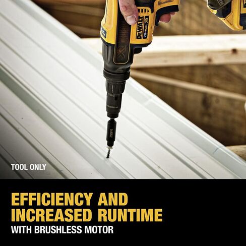 DEWALT 20V MAX XR Screw Gun, Versa-Clutch, Adjustable Torque, Tool Only (DCF622B) | Brushless Motor Up to 2, 000 Rpm, 1/4 Hex Quick-Change Chuck, LED, Belt Hook in Kuwait