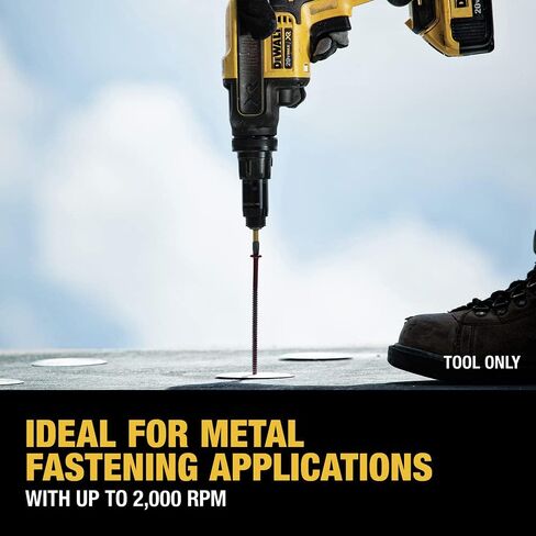 DEWALT 20V MAX XR Screw Gun, Versa-Clutch, Adjustable Torque, Tool Only (DCF622B) | Brushless Motor Up to 2, 000 Rpm, 1/4 Hex Quick-Change Chuck, LED, Belt Hook in Kuwait