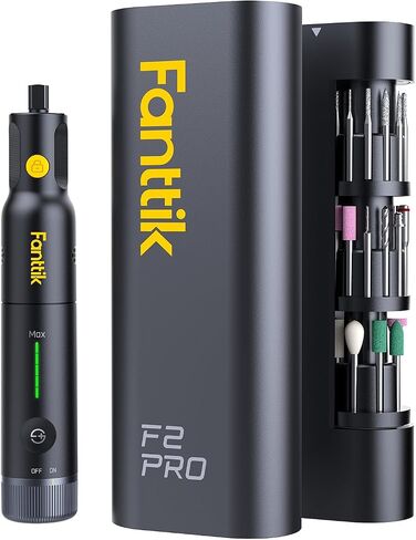 Fanttik F2 PRO Cordless Rotary Tool Kit Strong Magnetic Motor, Revostor Hub, 5 Variable Speed, 25000 RPM, 55 Accessories, for 3D Printed Sanding, Polishing, Drilling, Carving, Cutting DIY Craft | Revostor Hub, 5 Speed, 25000 RPM, 55 Accessories, for 3D Pr in Kuwait