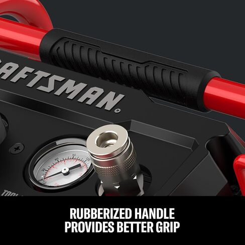 CRAFTSMAN Air Compressor, 2 Gallon Portable Air Compressor 1/3HP Max 125 PSI Oil-Free Light Weight with 10 PCS Accessory Kit in Kuwait