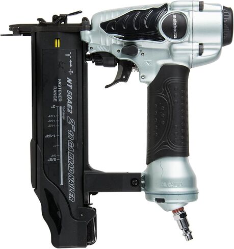 Metabo HPT Brad Nailer, Pneumatic 18 Gauge Adjustable Depth, NT50AE2 | Fires 5/8 in to 2 in Nails, Finish Trim Work, Furniture Building, Lightweight Design, Precision Fastening in Kuwait