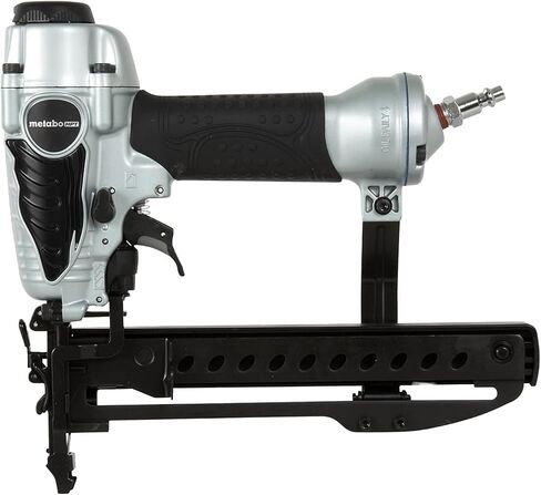 Metabo HPT Narrow Crown Stapler, 18 Gauge Pneumatic, N3804AB3 | Ergonomic Design, Finish Nailer, Furniture & Cabinetry Use, 1/2 to 1-1/2 in. Staples, Lightweight Trim Tool in Kuwait