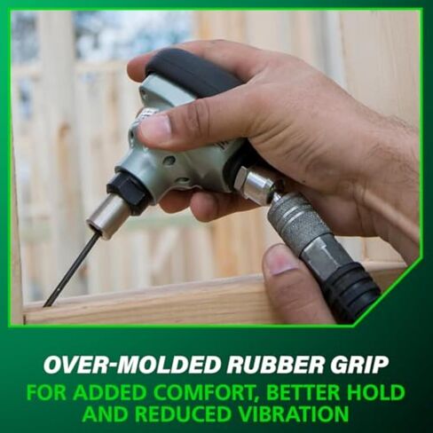 Metabo HPT Palm Nailer, Magnetic Nose 360° Swivel, Joist Hangers, NH90AB | Pneumatic Power Nailers for Connectors, 2-1/2 to 3-1/2 in. Bulk Fasteners, 360-Degree Rotation Air Fitting in Kuwait