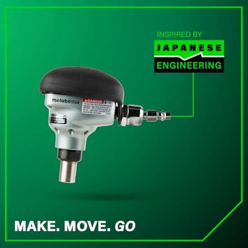 Metabo HPT Palm Nailer, Magnetic Nose 360° Swivel, Joist Hangers, NH90AB | Pneumatic Power Nailers for Connectors, 2-1/2 to 3-1/2 in. Bulk Fasteners, 360-Degree Rotation Air Fitting in Kuwait