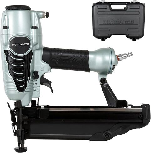 Metabo HPT Finish Nailer with Air Duster, Pro-Preferred Pneumatic Power Nailers, Ideal for Molding, Chair Rail, and Cabinetry, Lightweight 3.7 lbs, 16 Gauge, 1″ to 2-1/2″ Finish Nails, NT65M2S | Pneumatic Power Nailers, Air Duster Included, Molding and Ca in Kuwait