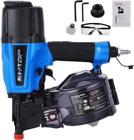 Siding Nail Gun, 15-Degree Coil Siding Fencing Nailer, 1-1/2 inch to 2-1/2 Inch for Siding, Fiber Cement, Fencing, Cedar Shake in Kuwait