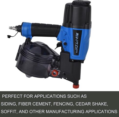 Siding Nail Gun, 15-Degree Coil Siding Fencing Nailer, 1-1/2 inch to 2-1/2 Inch for Siding, Fiber Cement, Fencing, Cedar Shake in Kuwait