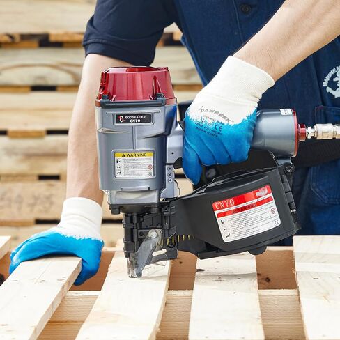 CN70 Air Coil Nailer 15 Degree Siding Nailer | 1-3/4-Inch to 2-3/4-Inch, Fast Shooting, For Wooden Pallet Packing, Wood Fencing in Kuwait