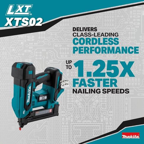 Makita XTS02Z 18V LXT® Lithium-Ion Brushless Cordless 1/4" Narrow Crown Stapler, 18 Ga., Tool Only in Kuwait