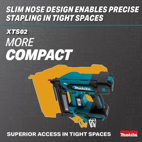 Makita XTS02Z 18V LXT® Lithium-Ion Brushless Cordless 1/4" Narrow Crown Stapler, 18 Ga., Tool Only in Kuwait