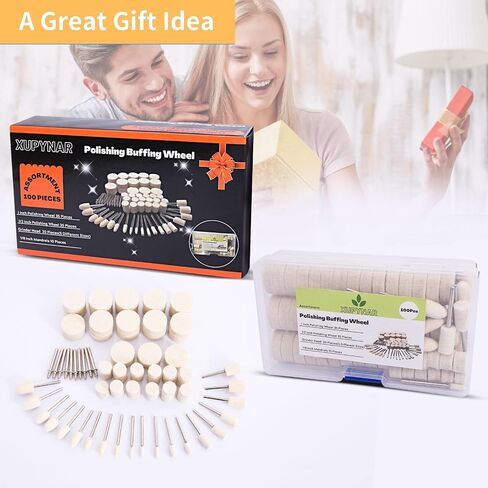 100PCS Polishing Buffing Wheel for Dremel Polishing Kit, Polishing Wheel for Dremel Tool Accessories, with 1/8" Shank for Buffing Wheels in Kuwait