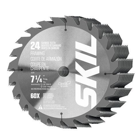 SKIL 7-1/4 بوصة. شفرة منشار دائرية بإطار من الكربيد ذات 24 سنًا، 10 عبوات-75724-10 in Kuwait