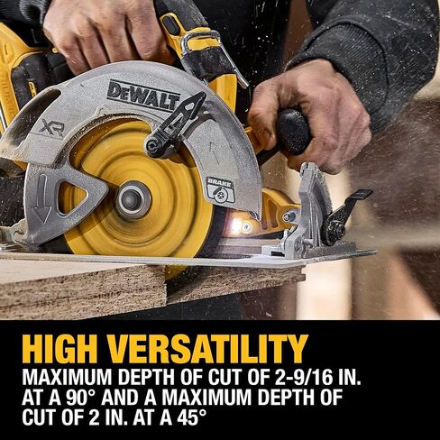 DEWALT 20V MAX XR Brushless Cordless 7-1/4 in. Circular Saw Kit with Battery and Charger (DCS590WW1) in Kuwait