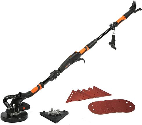 WEN DW5084 5-Amp 2-in-1 Variable Speed Dual-Head Drywall Sander with 15-Foot Dust Hose , Black in Kuwait