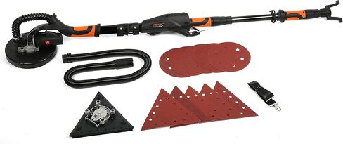 WEN DW5084 5-Amp 2-in-1 Variable Speed Dual-Head Drywall Sander with 15-Foot Dust Hose , Black in Kuwait