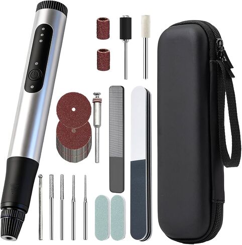 3.6V Mini Grinder Portable Small Electric Grinder Polishing Engraving Straight Grinder Household Mini Electric Drill-3.6V Rotary Tool-Starter Kit in Kuwait