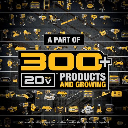 DEWALT 20V MAX Cordless Drill Driver Set, Electric Drill, Brushless 1/2 In 2 Speed, 2.0 Ah Battery and Charger Included, LED Light (DCD777D1) in Kuwait